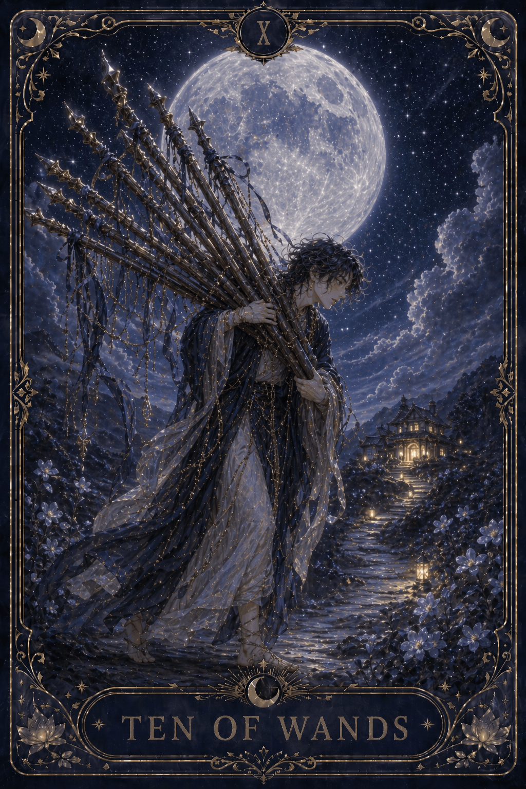 10 완드 · Ten of Wands