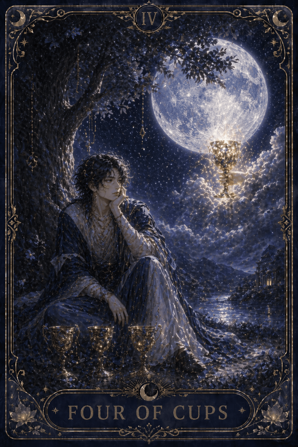 4 컵 · Four of Cups