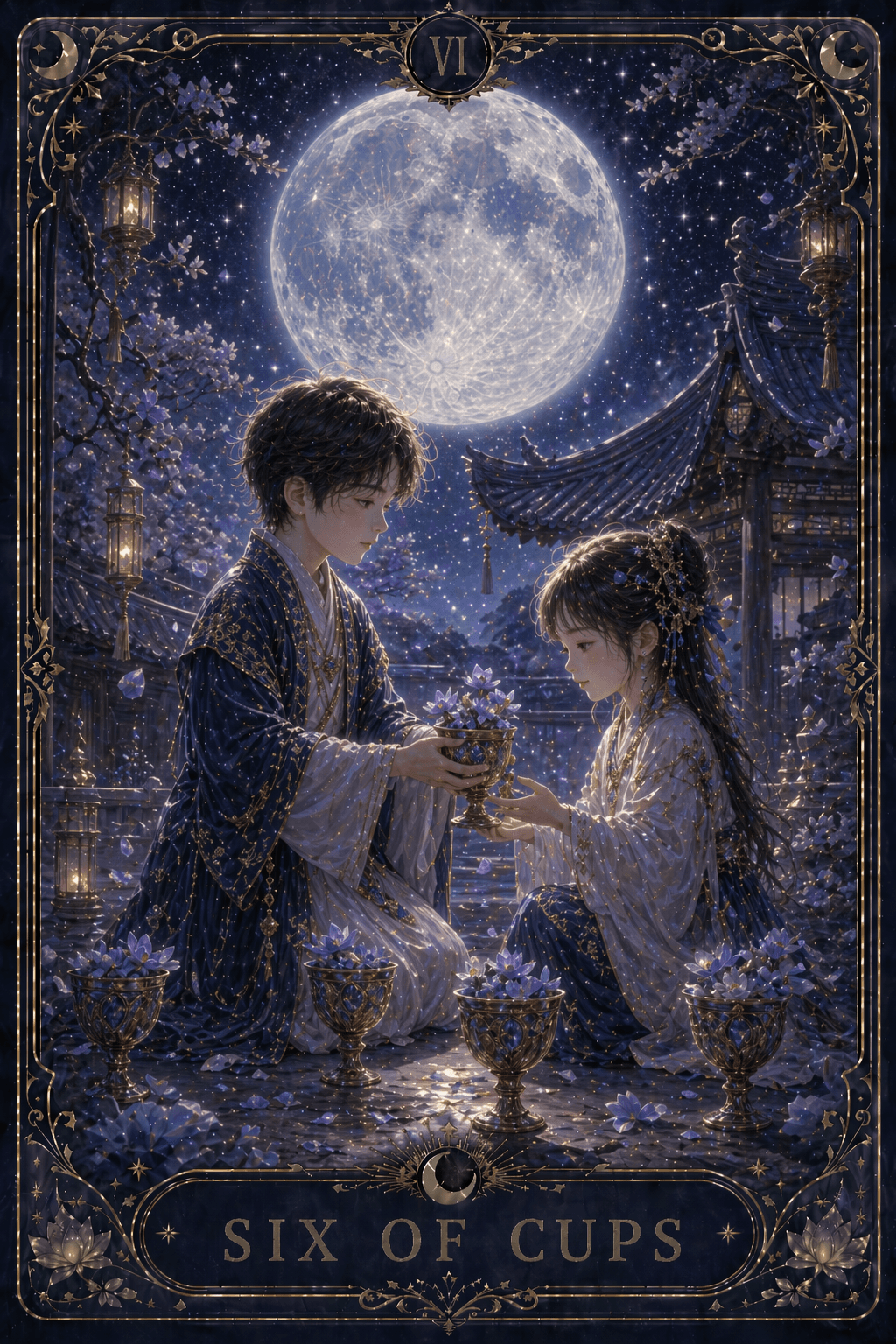 6 컵 · Six of Cups