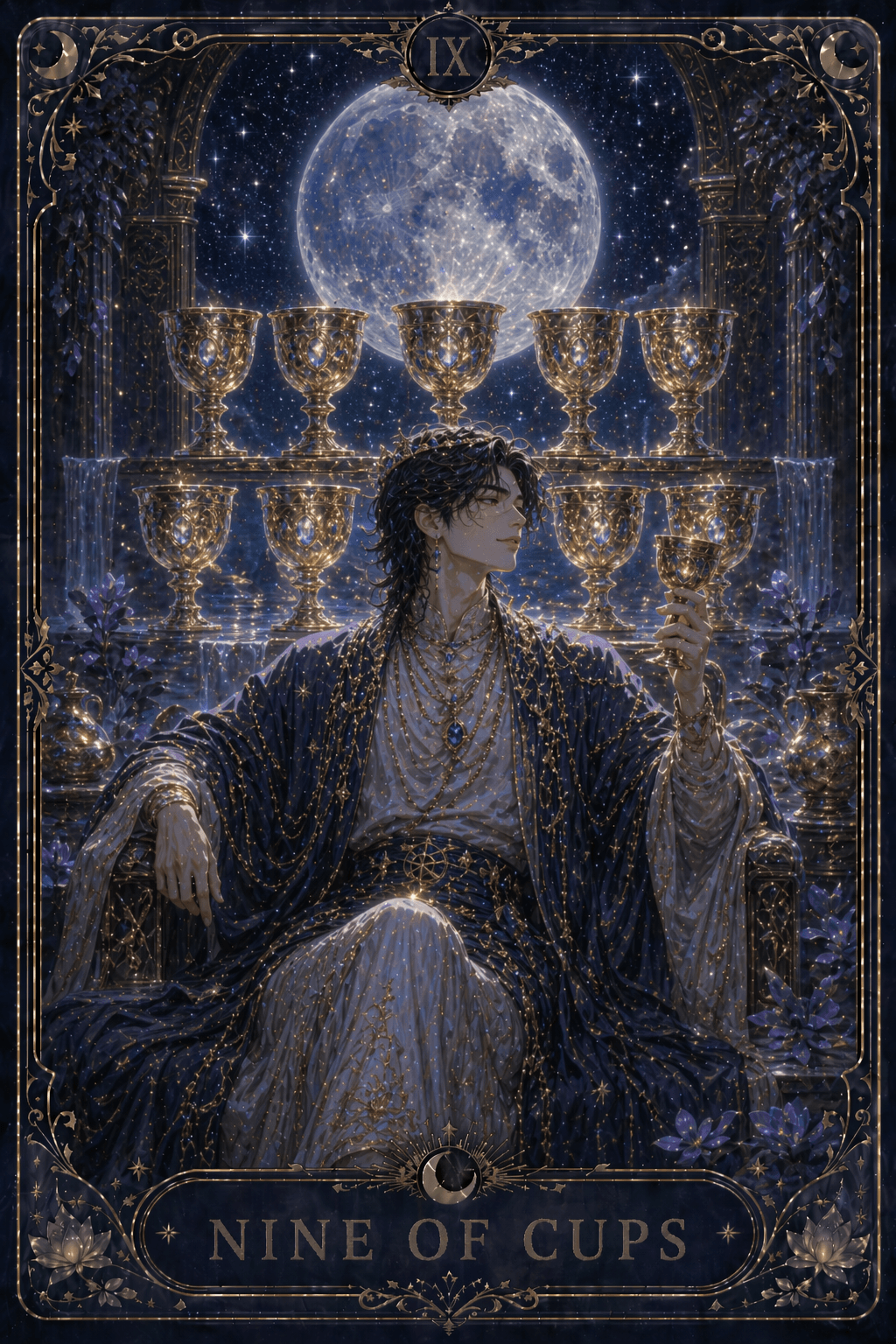 9 컵 · Nine of Cups