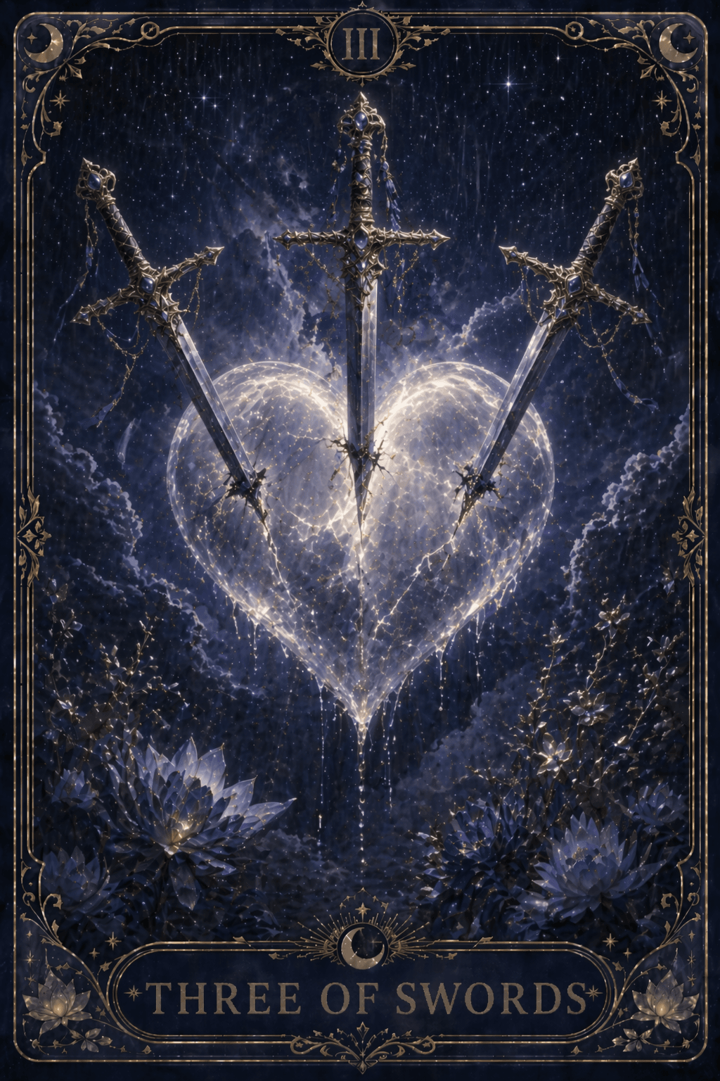 3 소드 · Three of Swords
