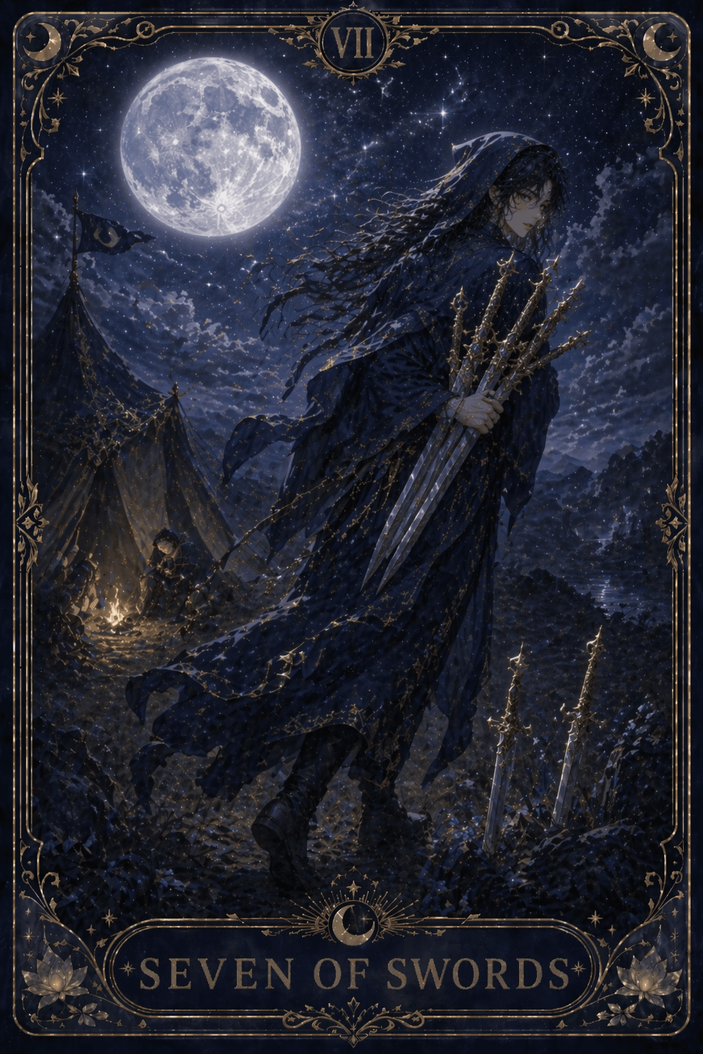 7 소드 · Seven of Swords