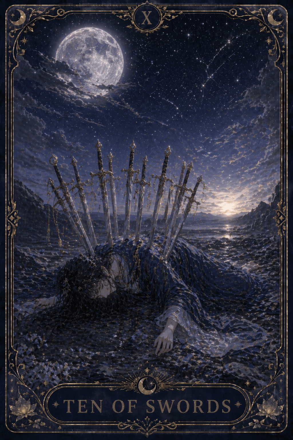 10 소드 · Ten of Swords