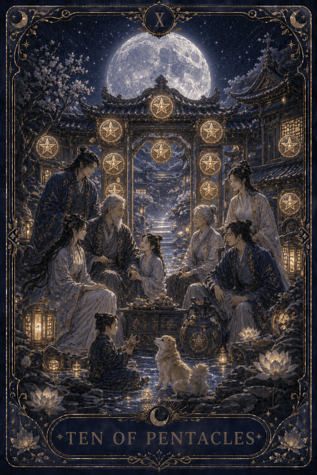 10 펜타클 · Ten of Pentacles