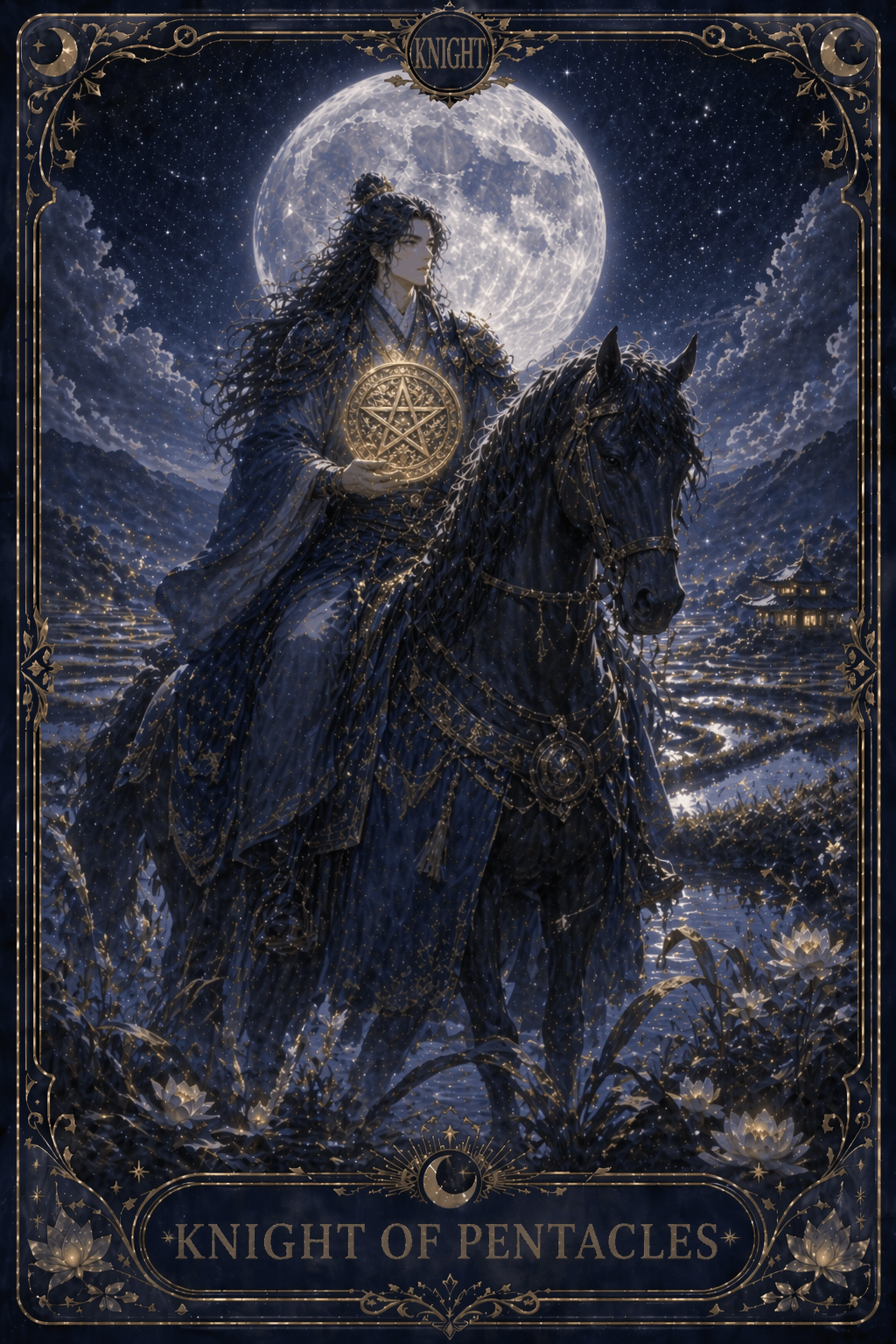 기사 펜타클 · Knight of Pentacles