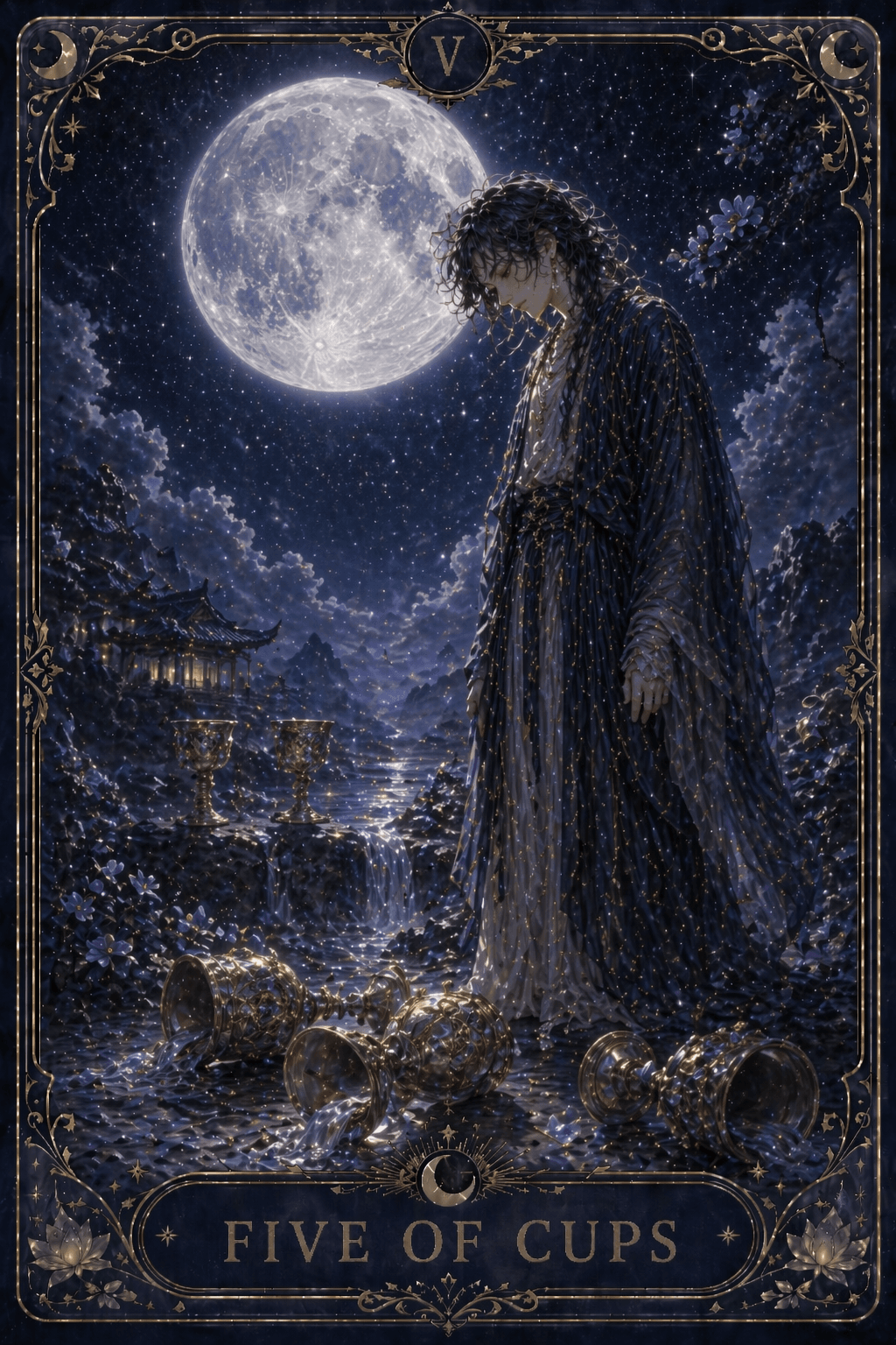 5 컵 · Five of Cups